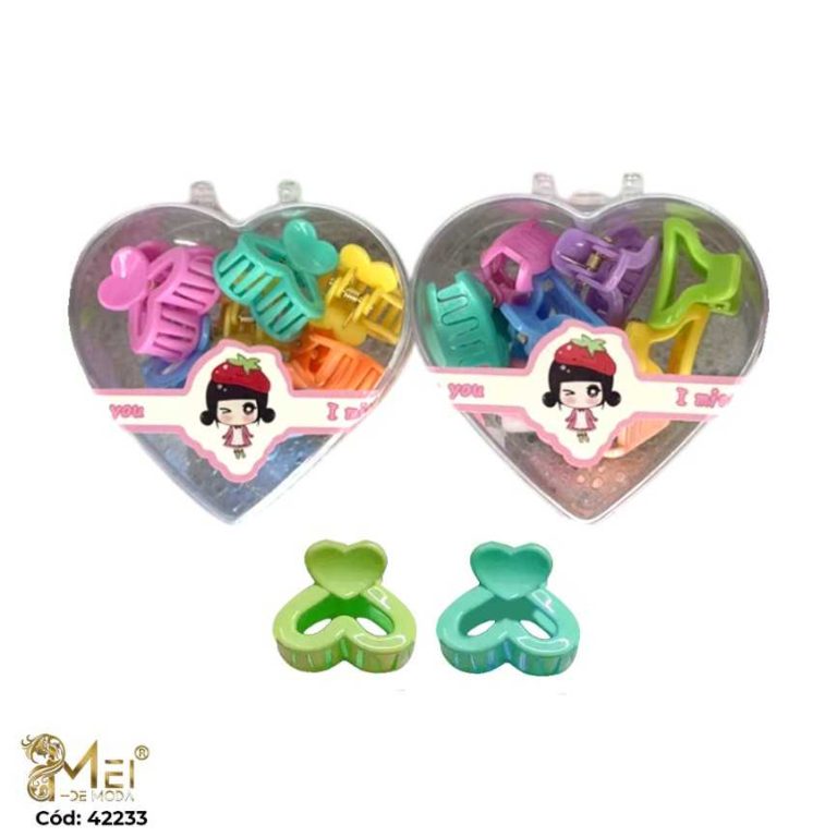 Pinches de Cabello 6 mixto 8 pcs