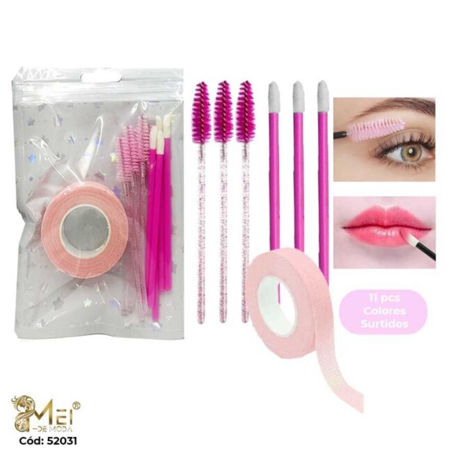 Set de Pestañas 11 pcs 3 Colores
