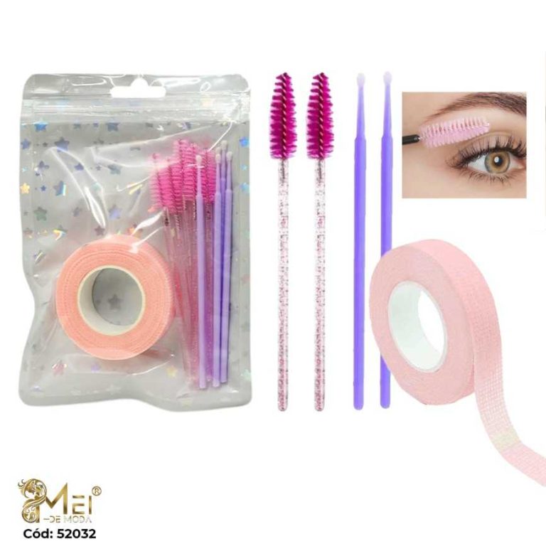 Set de Pestañas 11 pcs 2 Colores