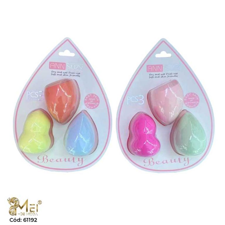 Set de Esponjas 3 pcs 3 Colores