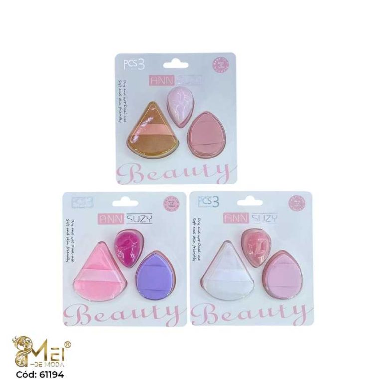 Set de Esponjas 3 pcs 3 Colores