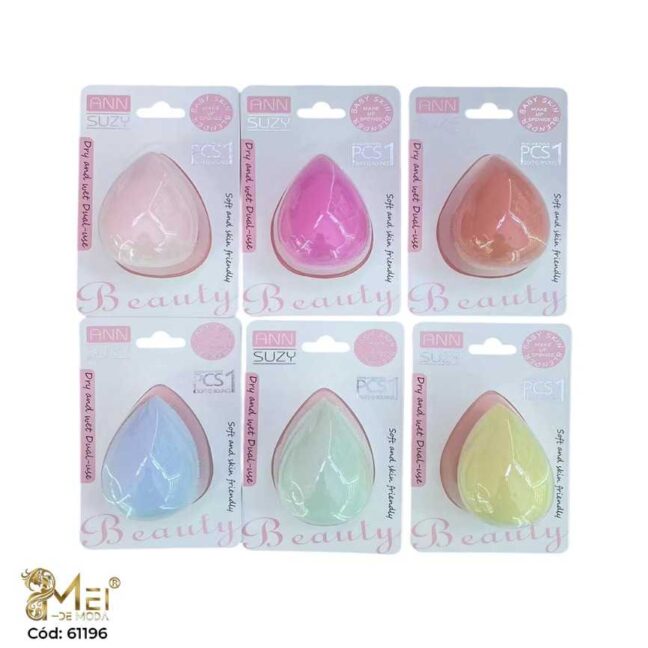 2 Esponja Maquillaje 6 Colores