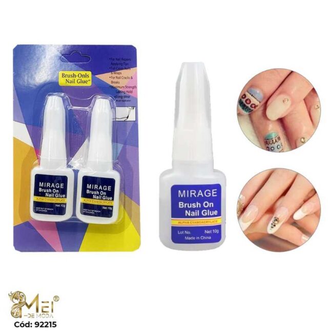 Pegamento de Uñas Azul 10 gr 2 pcs