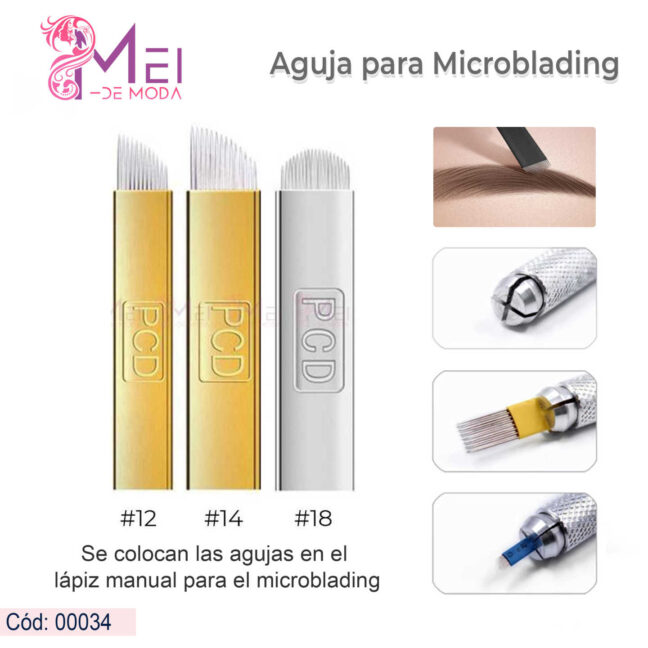 Agujas para Tatuar 12Agujas, 14Agujas  3 unidades
