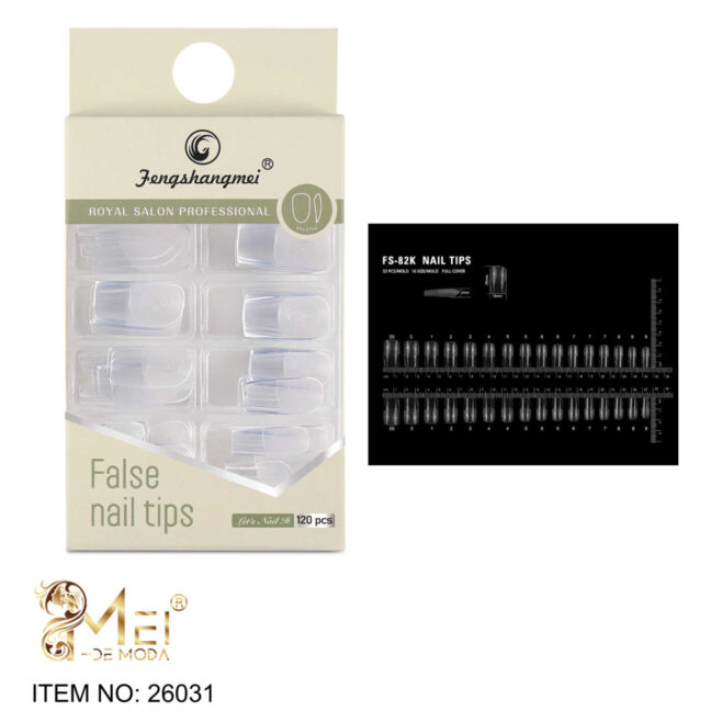 Uña Coffin Corta 120 pcs