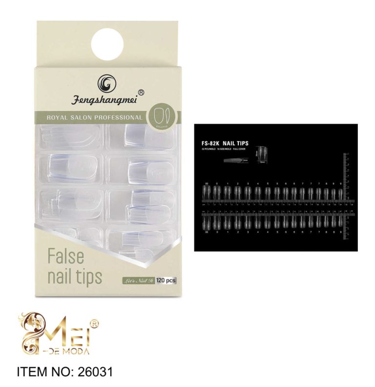 Uña Coffin Corta 120 pcs