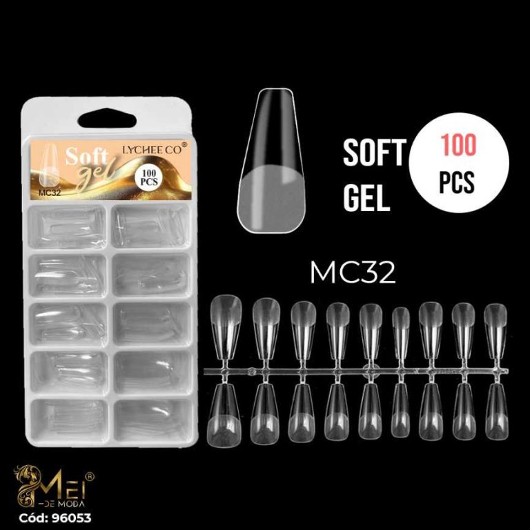 Uñas Soft Gel 100 pcs MC32