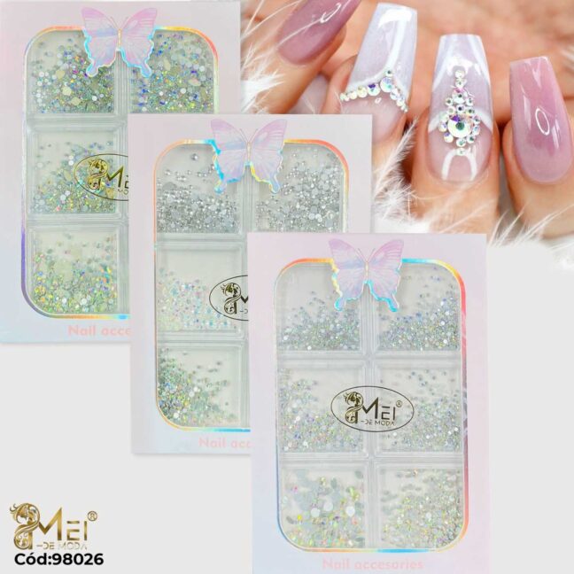 Cristales para manicure 6 Tamaños