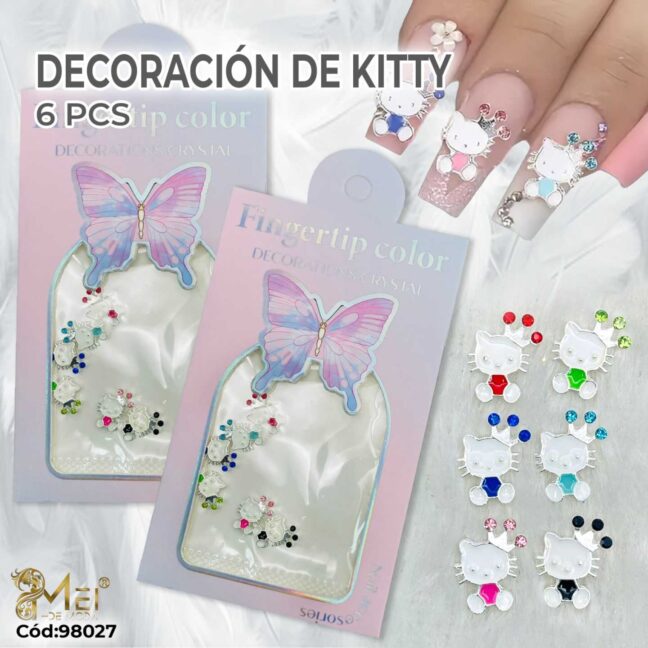 Decoración Kitty para Manicure