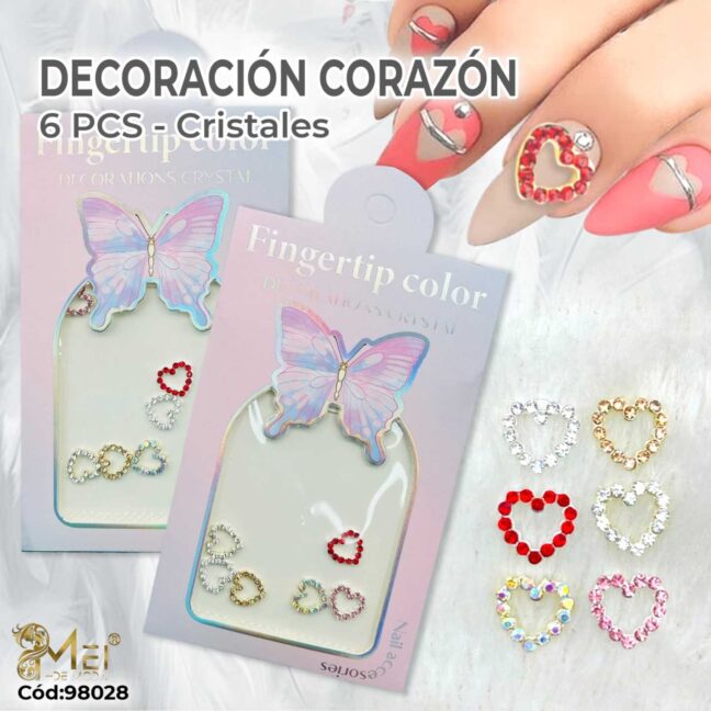 Decoración Corazón para Manicure