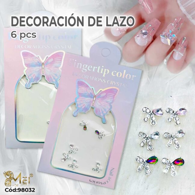 Decoracion Lazo de Cristal