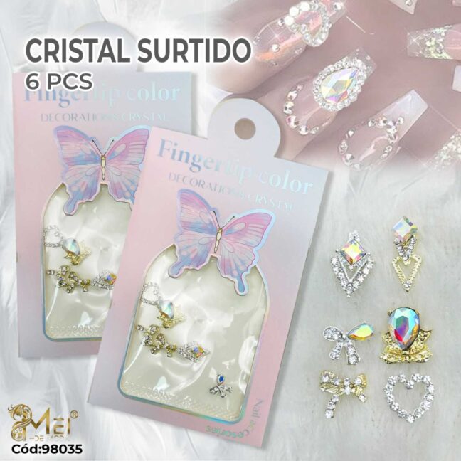 Decoración Cristales Surtidos con Forma
