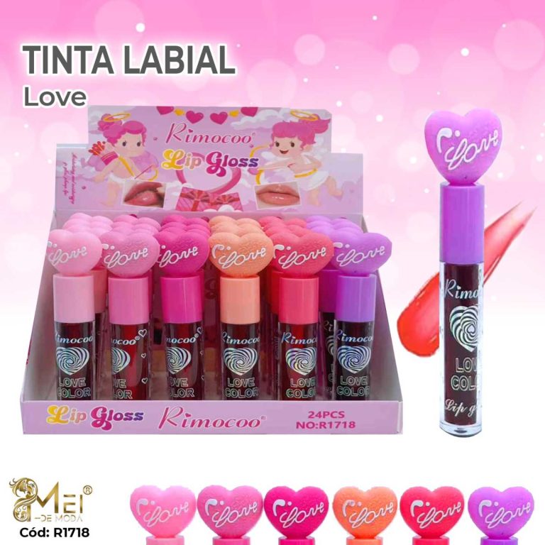 Tinta labial 6 colores 24 unid