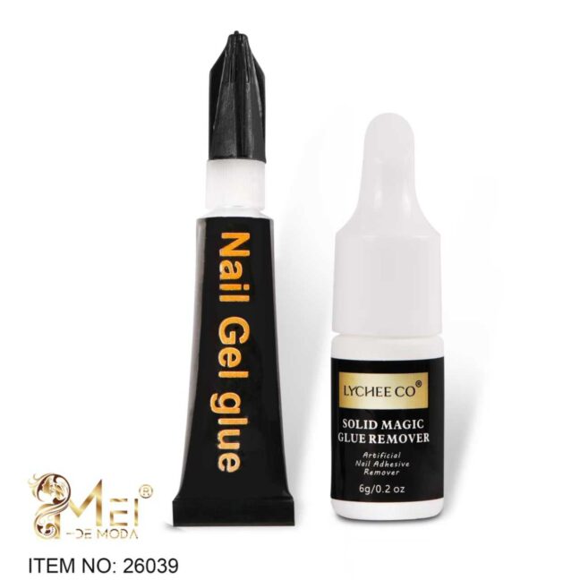 Set Pegamento gel y Removedor para tips