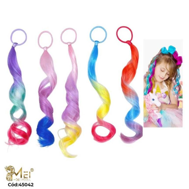 Colets Cabello Ondulada 35 cm 6 colores