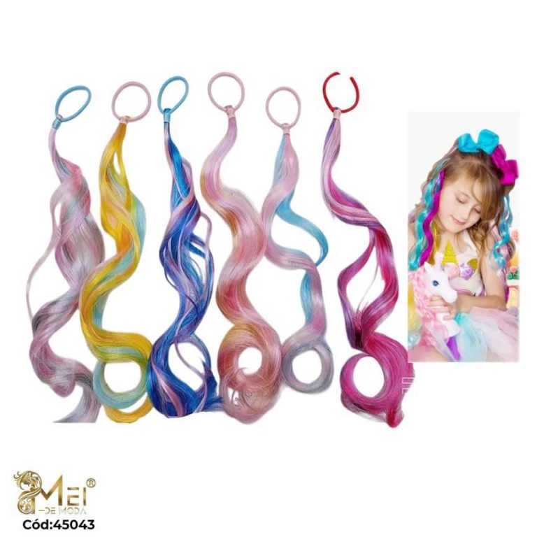 Colets Cabello Ondulada 35 cm 6 colores