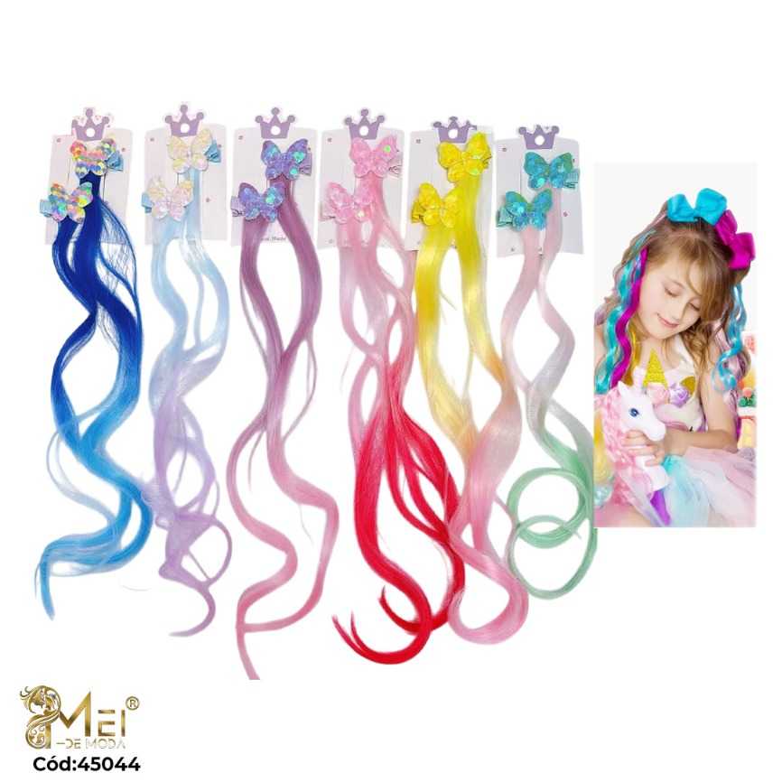 Pinche con Cabello 2pcs 35cm