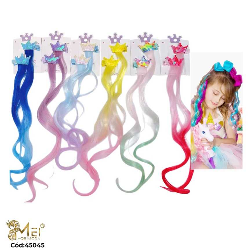 Pinche con Cabello 2pcs 35cm