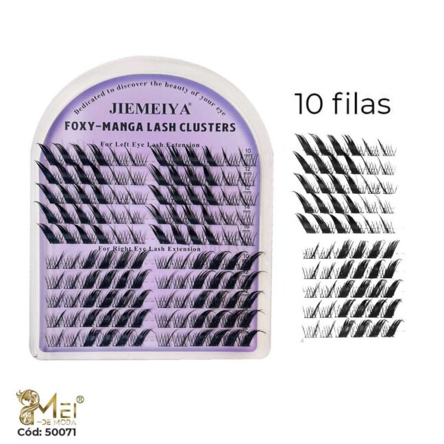 Pestañas Racimo10 Filas