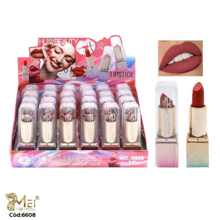 Labial en Barra 12 colores 24 unid