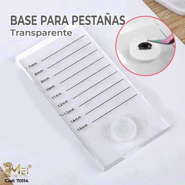 Base para Pestañas de Acrílico 15mm