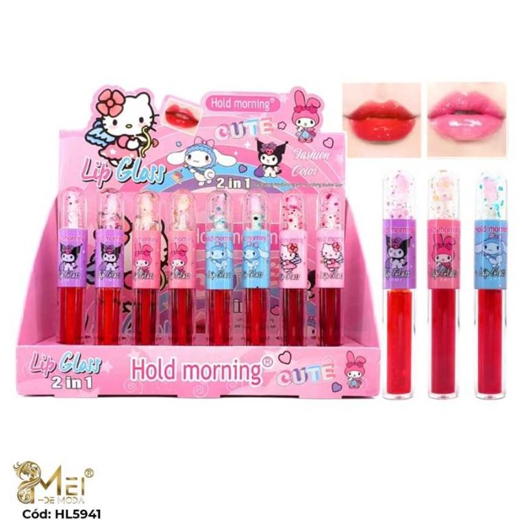 Tinta + Glitter labial 24 UNIDAD