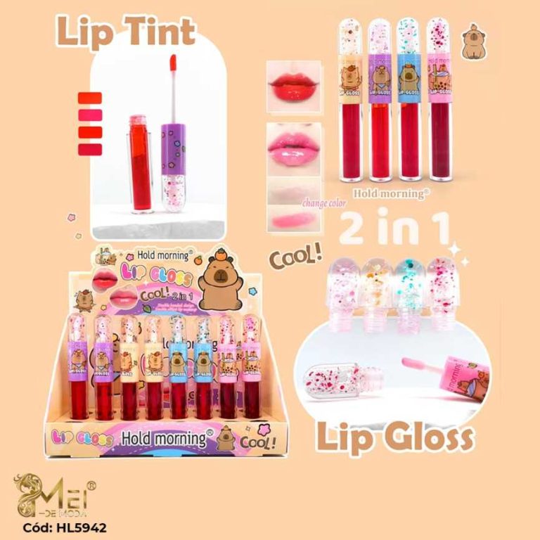Tinta + Glitter Labial CAPI 24 UNIDAD