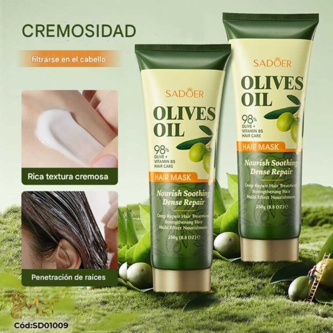 Mascarilla para el Cabello de Oliva 250gr