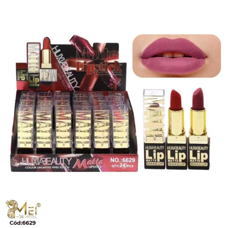 Labial Mate 12 colores 24 UNIDAD