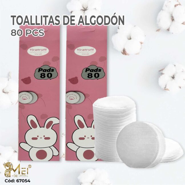 Petalos de Algodón en Caja 80und.