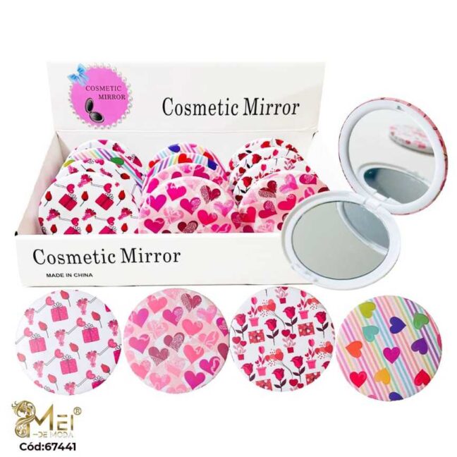 2 Espejo Doble Love 7,5cm x 900psos