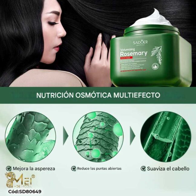 Mascarilla para Cabello de Romero 350gr