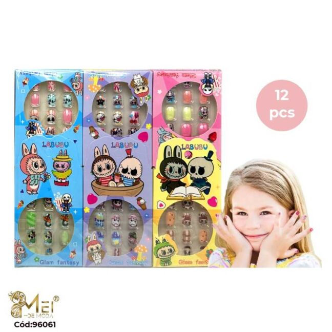2 Uñas para Niñas 12 pcs
