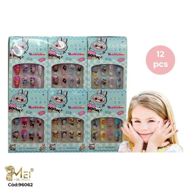 2 Uñas para Niñas 12 pcs 1000 psos