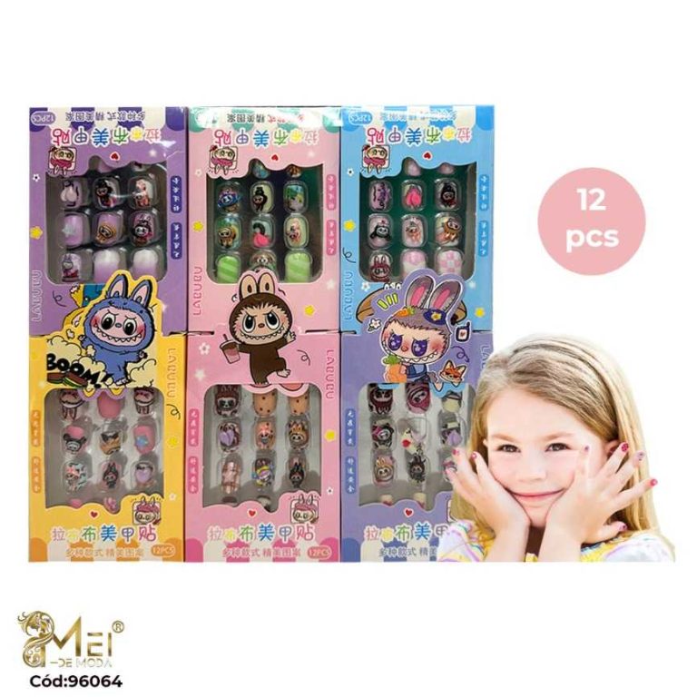 Uñas para Niñas 12 pcs