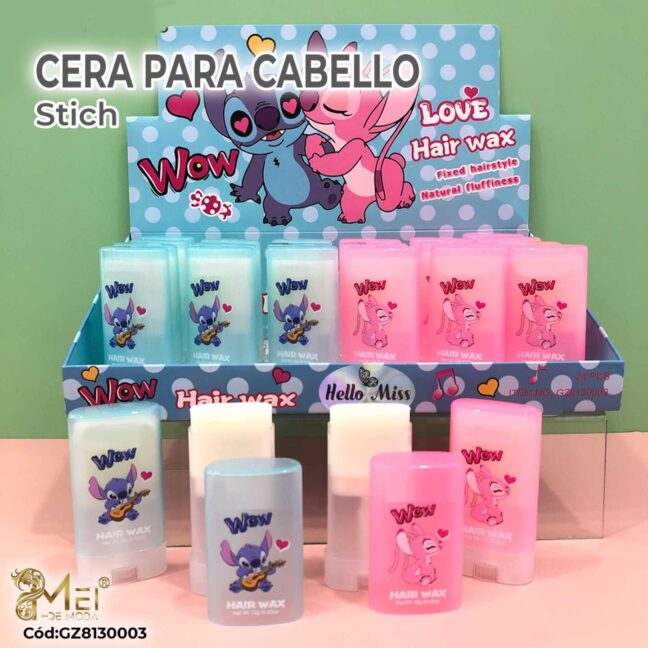Cera para Cabello en Barra 12 gr 24 UNIDAD