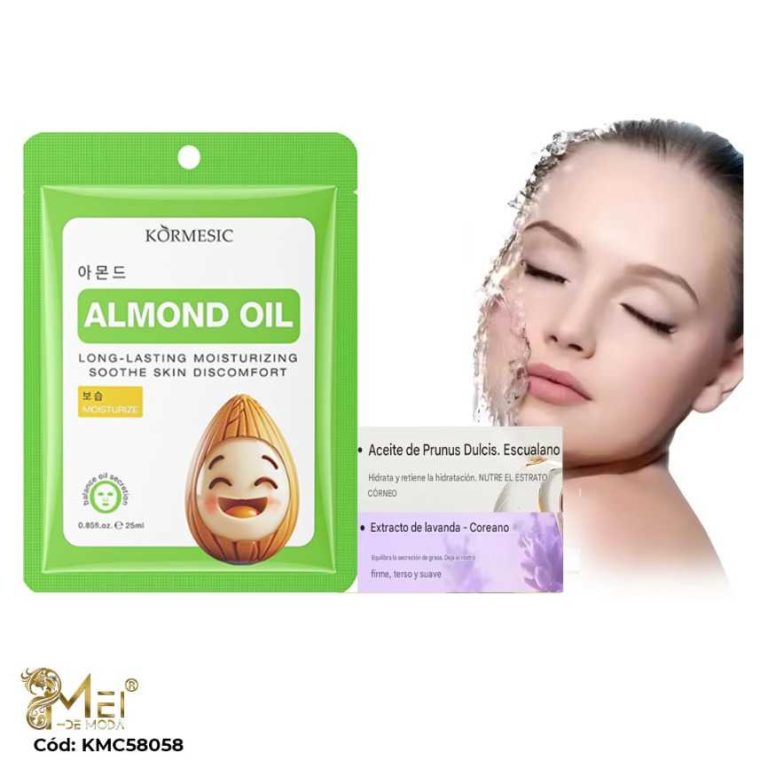 Mascarilla Facial Hidratante de Almendras 10 unidad