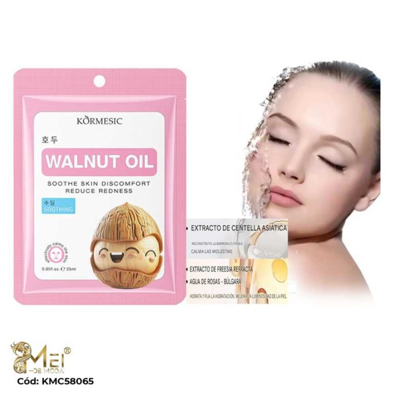 Mascarilla Facial Aceite de Nuez 10 UNIDAD