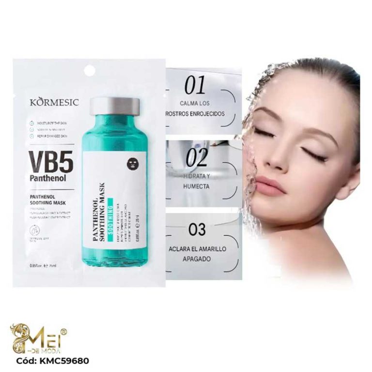 Mascarilla Facial Pantenol Calmante 10 UNID