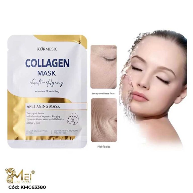 Mascarilla Facial de Colágeno Antiedad 10 UNIDA
