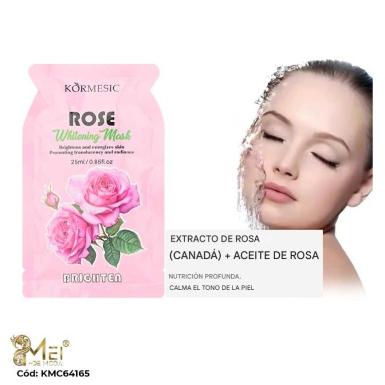 Mascarilla Facial Rosas Iluminadora 10 UNID