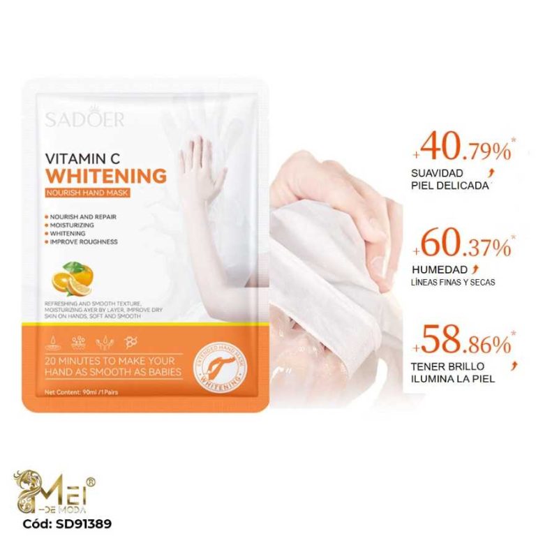 Mascarilla para Manos Blanqueadora 5 UNIDAD
