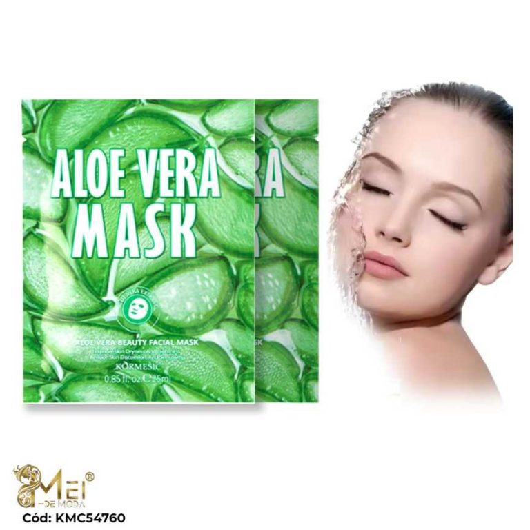 Mascarilla Facial de Aloe *10unid