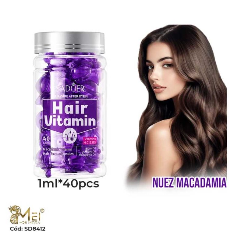 Capsula de Macademia para Cabello 40 pcs