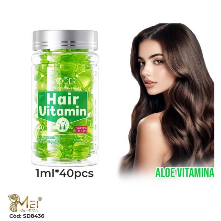 Capsula de Aloe para Cabello 40 pcs