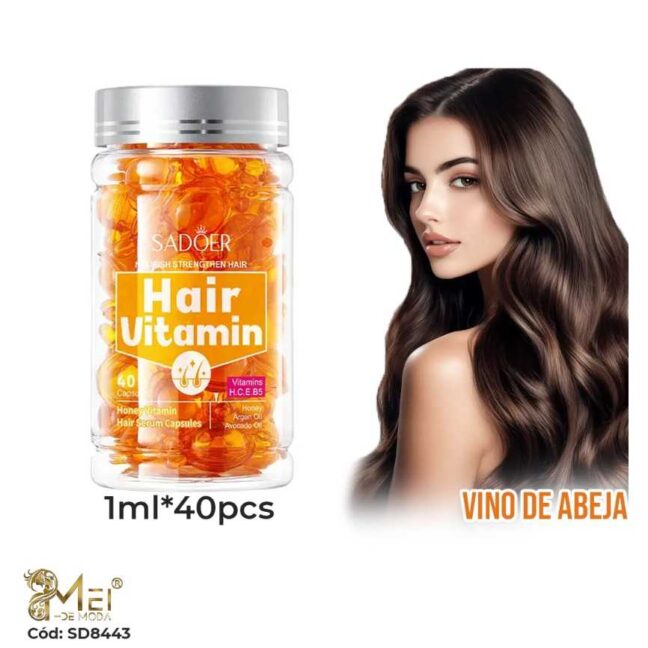 Cápsula Vitamina para Cabello 40 pcs