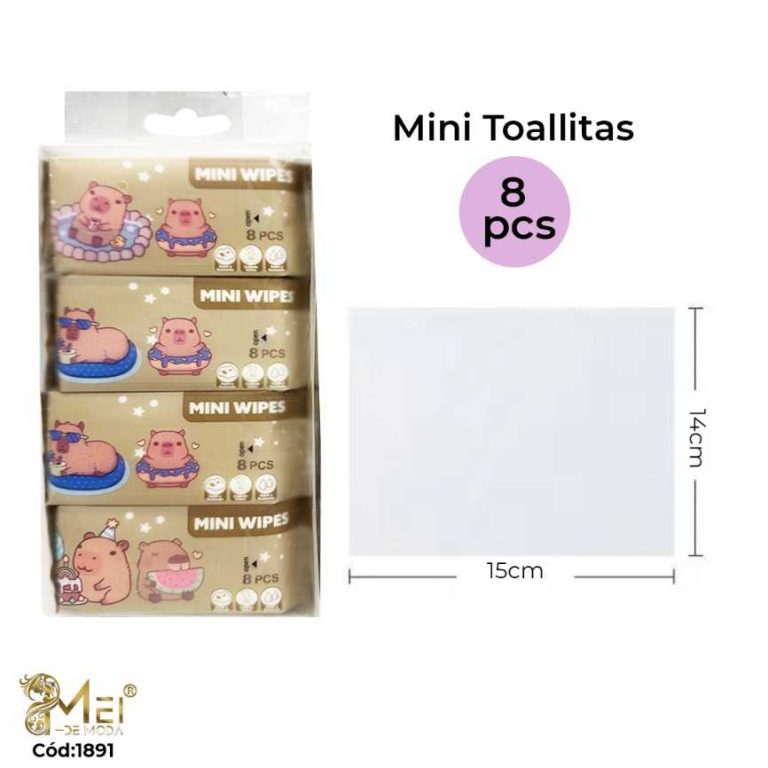 Toallitas Húmedas 8*8 pcs