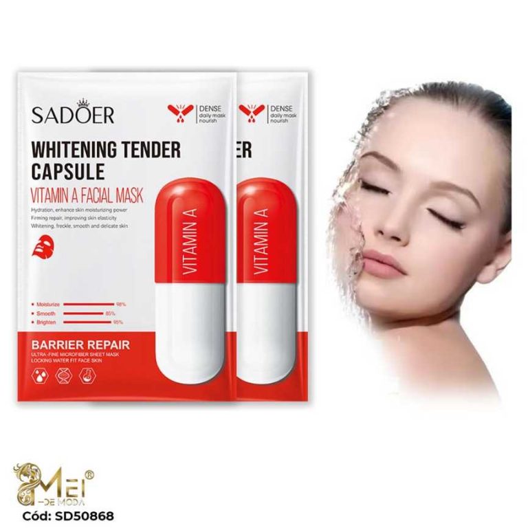 Mascarilla Facial Blanqueadora 10 UNIDAD