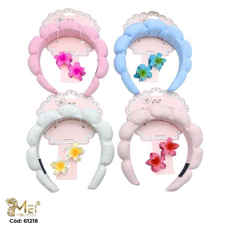 Set cintillo + Pinches de Flor