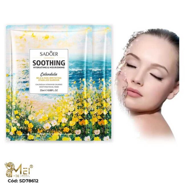 Mascarilla Facial Calmante 10 UNIDADES